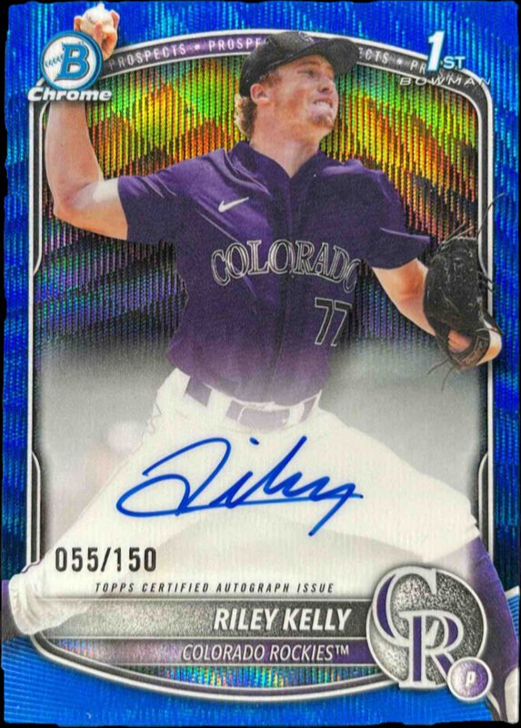 2025 Bowman Draft #CPA-RK Chrome Prospect Auto - Blue Wave Refractor /150 (1st)