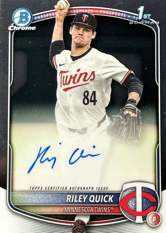 2025 Bowman Draft #CPA-RQ Chrome Prospect Auto (1st)