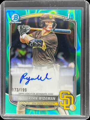 2025 Bowman Draft #CPA-RW Chrome Prospect Auto - Aqua Lava Refractor /199 (1st)