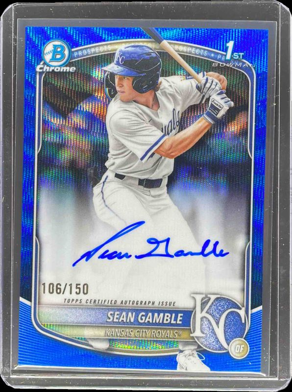 2025 Bowman Draft #CPA-SG Chrome Prospect Auto - Blue Wave Refractor /150 (1st)