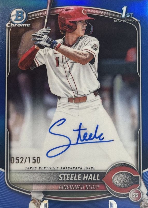 2025 Bowman Draft #CPA-SHA Chrome Prospect Auto - Blue Refractor /150 (1st)