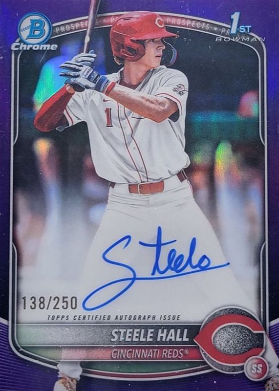 2025 Bowman Draft #CPA-SHA Chrome Prospect Auto - Purple Refractor /250 (1st)