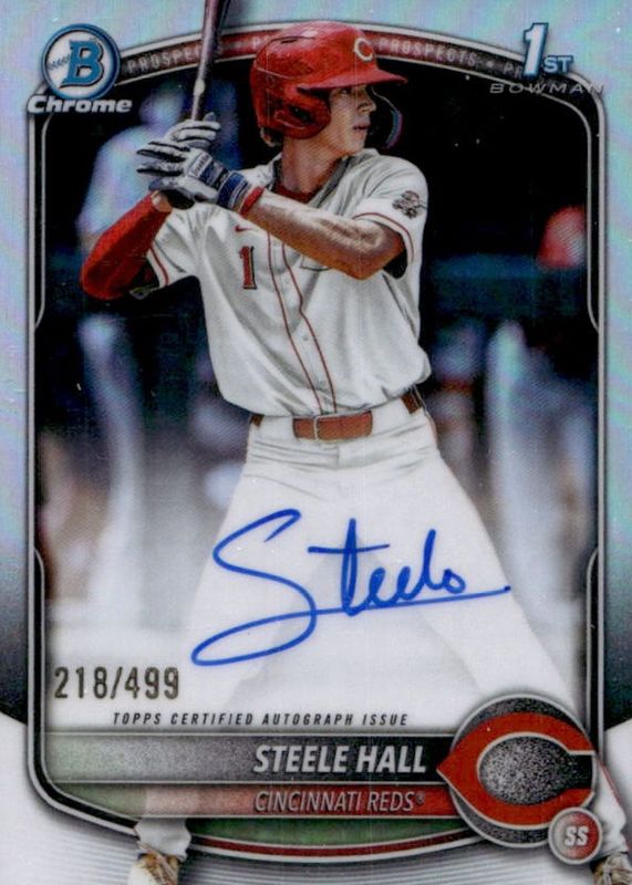 2025 Bowman Draft #CPA-SHA Chrome Prospect Auto - Refractor /499 (1st)