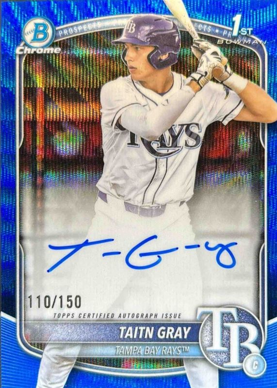 2025 Bowman Draft #CPA-TG Chrome Prospect Auto - Blue Wave Refractor /150 (1st)
