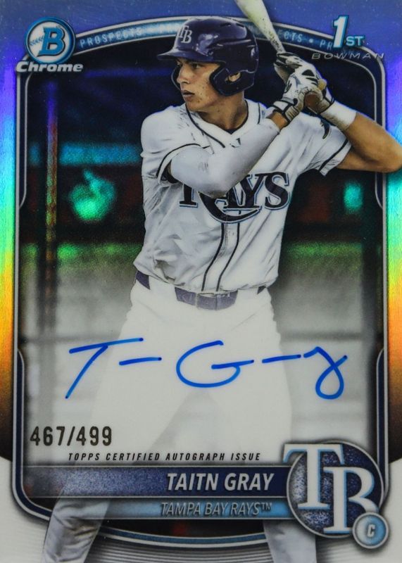 2025 Bowman Draft #CPA-TG Chrome Prospect Auto - Refractor /499 (1st)