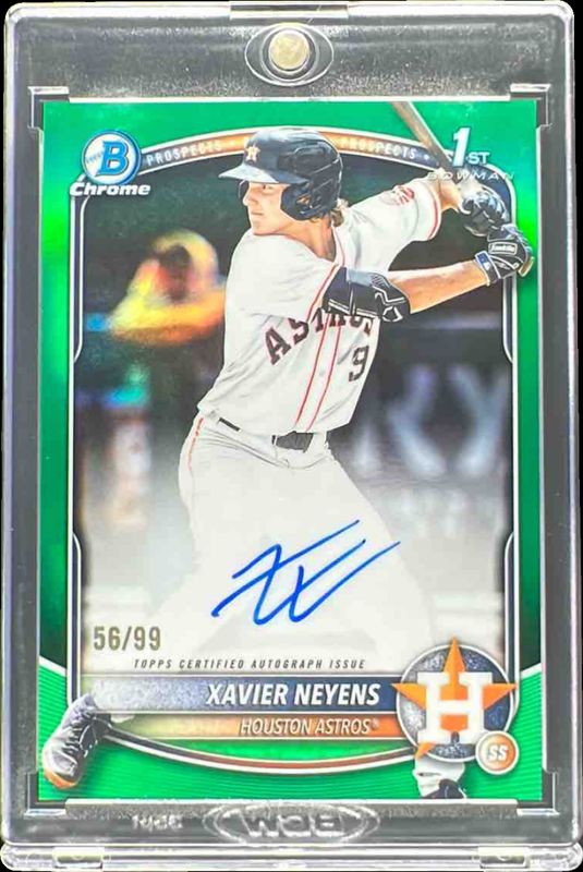 2025 Bowman Draft #CPA-XN Chrome Prospect Auto - Green Refractor /99 (1st)