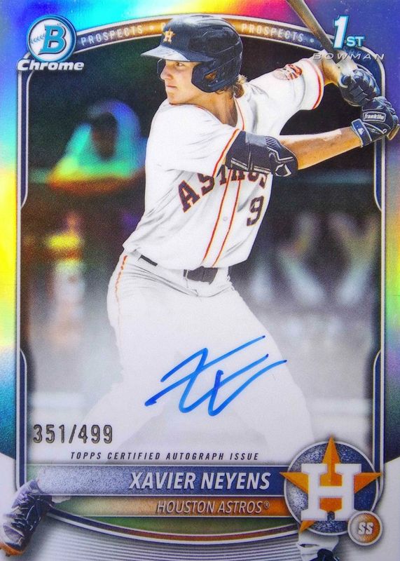 2025 Bowman Draft #CPA-XN Chrome Prospect Auto - Refractor /499 (1st)