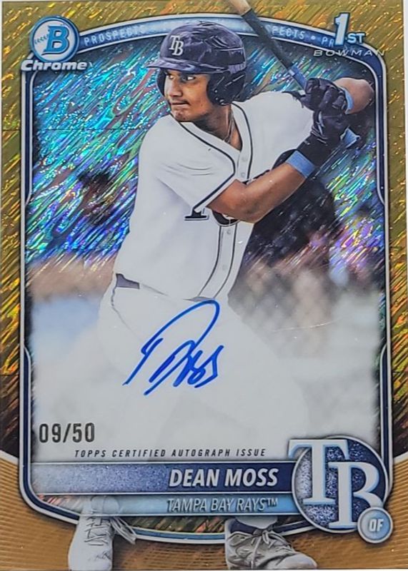 2025 Bowman Draft #CPA-DM Chrome Prospect Auto - Gold Shimmer Refractor /50 (1st)