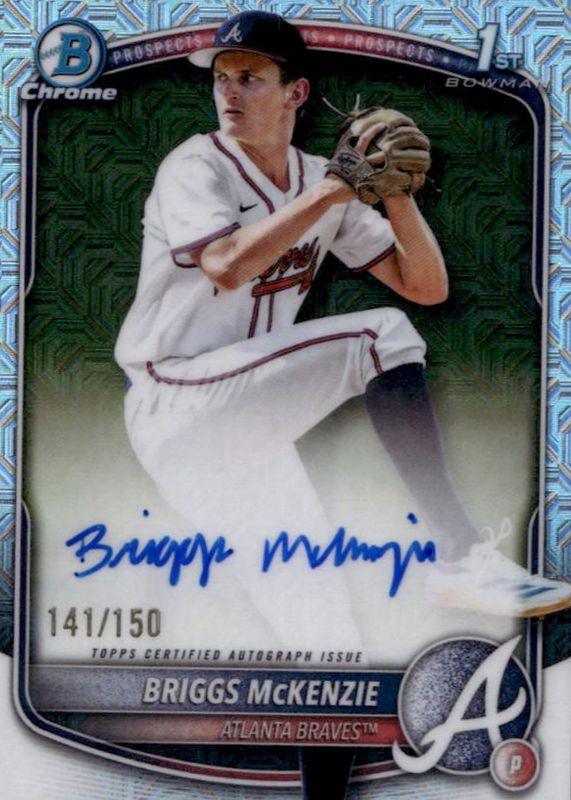 2025 Bowman Draft #CPA-BM Chrome Prospect Auto - HTA Choice Refractor /150 (1st)
