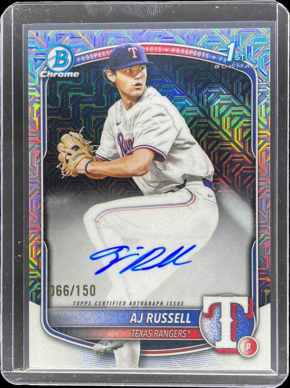 2025 Bowman Draft #CPA-AR Chrome Prospect Auto - HTA Choice Refractor /150 (1st)