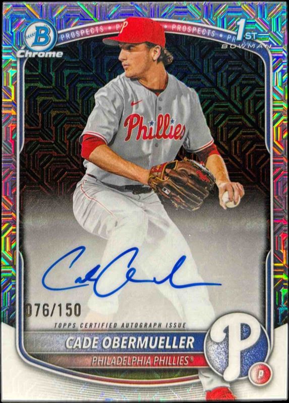 2025 Bowman Draft #CPA-CO Chrome Prospect Auto - HTA Choice Refractor /150 (1st)