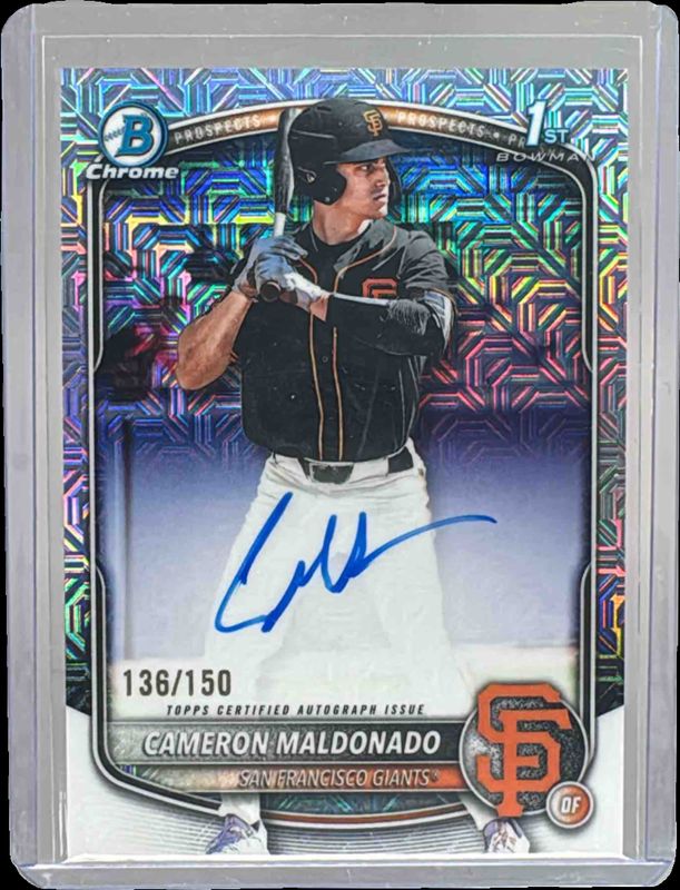 2025 Bowman Draft #CPA-CMA Chrome Prospect Auto - HTA Choice Refractor /150 (1st)