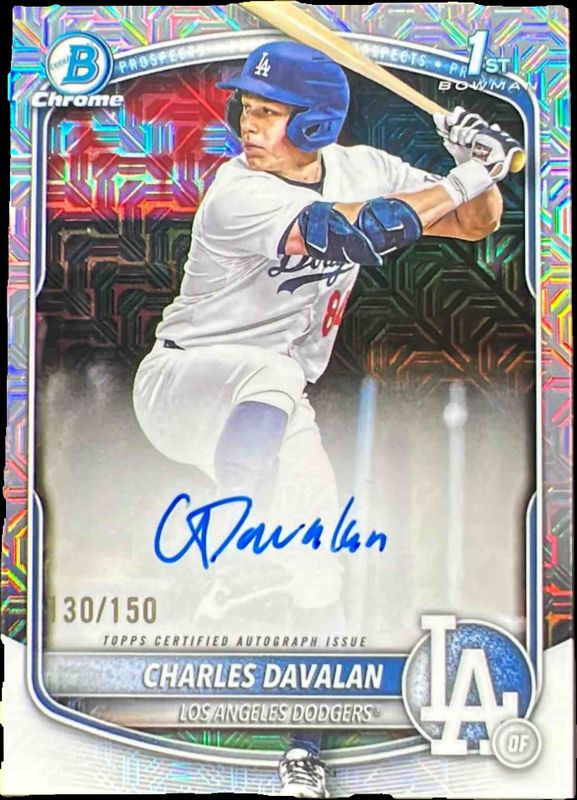2025 Bowman Draft #CPA-CD Chrome Prospect Auto - HTA Choice Refractor /150 (1st)