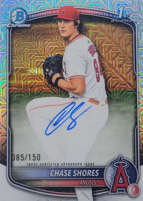2025 Bowman Draft #CPA-CS Chrome Prospect Auto - HTA Choice Refractor /150 (1st)