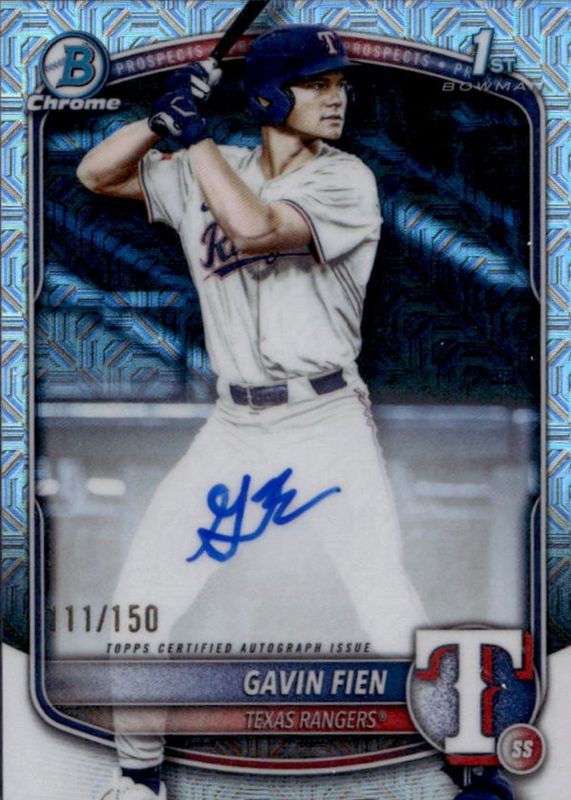 2025 Bowman Draft #CPA-GF Chrome Prospect Auto - HTA Choice Refractor /150 (1st)