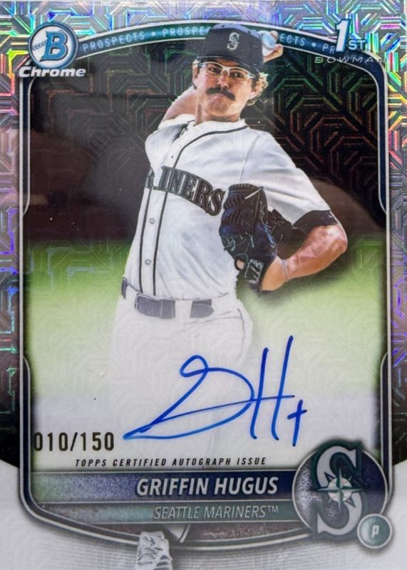 2025 Bowman Draft #CPA-GH Chrome Prospect Auto - HTA Choice Refractor /150 (1st)