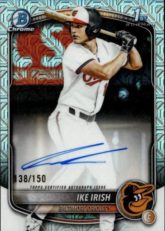 2025 Bowman Draft #CPA-II Chrome Prospect Auto - HTA Choice Refractor /150 (1st)