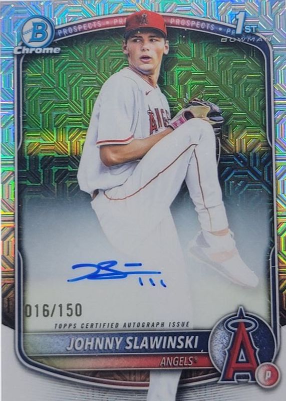 2025 Bowman Draft #CPA-JS Chrome Prospect Auto - HTA Choice Refractor /150 (1st)