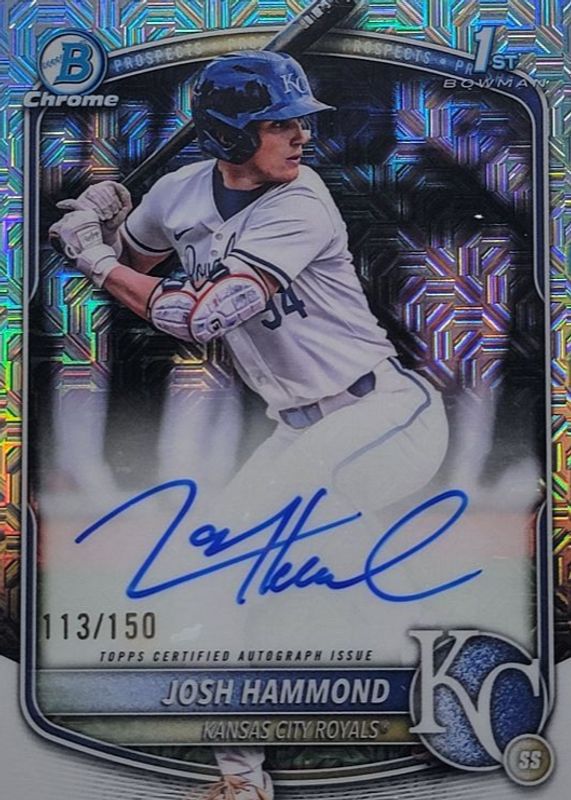 2025 Bowman Draft #CPA-JH Chrome Prospect Auto - HTA Choice Refractor /150 (1st)