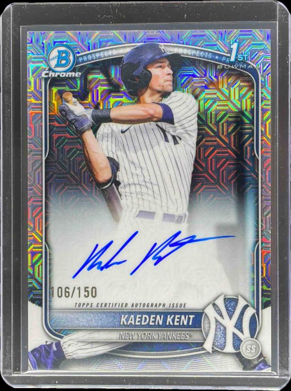 2025 Bowman Draft #CPA-KKE Chrome Prospect Auto - HTA Choice Refractor /150 (1st)