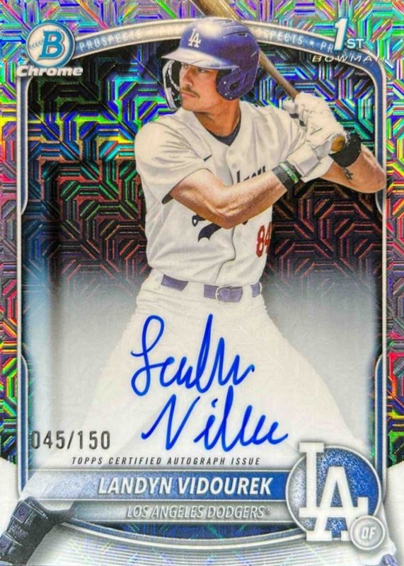 2025 Bowman Draft #CPA-LV Chrome Prospect Auto - HTA Choice Refractor /150 (1st)