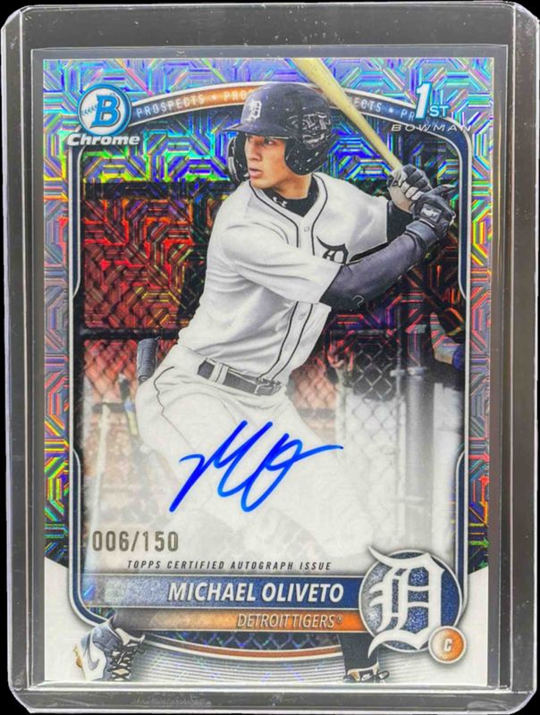 2025 Bowman Draft #CPA-MO Chrome Prospect Auto - HTA Choice Refractor /150 (1st)