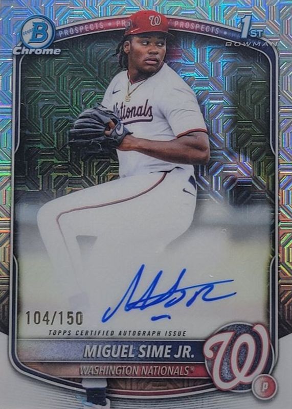 2025 Bowman Draft #CPA-MS Chrome Prospect Auto - HTA Choice Refractor /150 (1st)