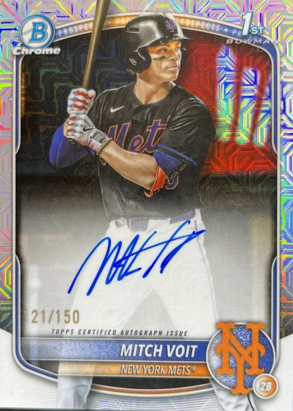2025 Bowman Draft #CPA-MV Chrome Prospect Auto - HTA Choice Refractor /150 (1st)