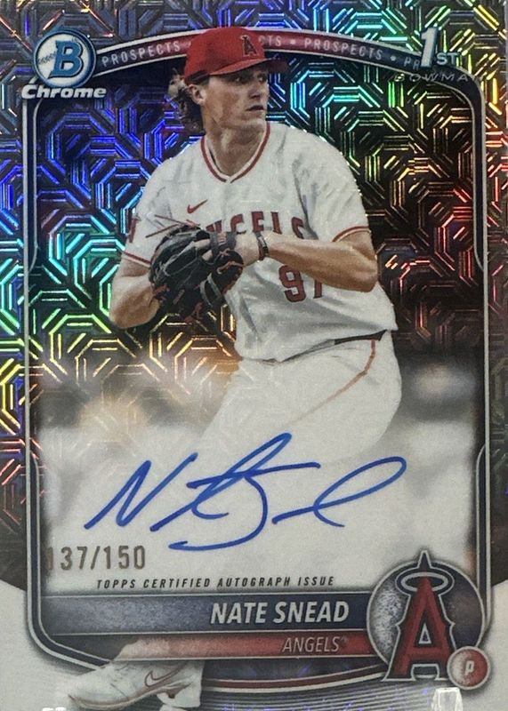 2025 Bowman Draft #CPA-NSN Chrome Prospect Auto - HTA Choice Refractor /150 (1st)