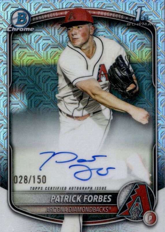 2025 Bowman Draft #CPA-PF Chrome Prospect Auto - HTA Choice Refractor /150 (1st)