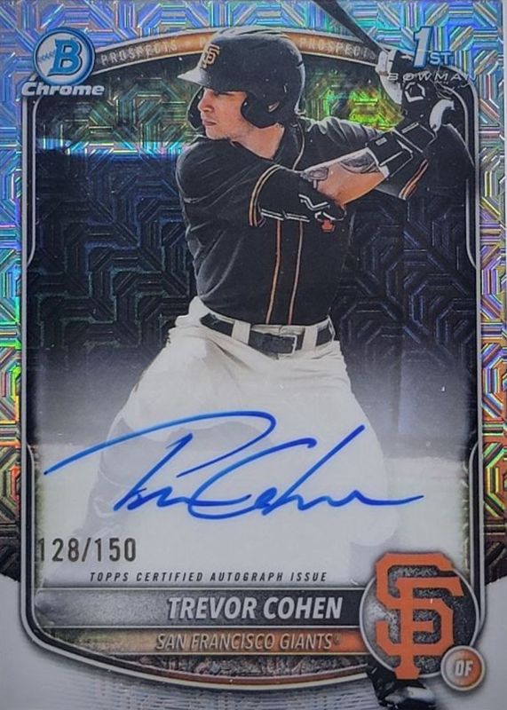 2025 Bowman Draft #CPA-TC Chrome Prospect Auto - HTA Choice Refractor /150 (1st)