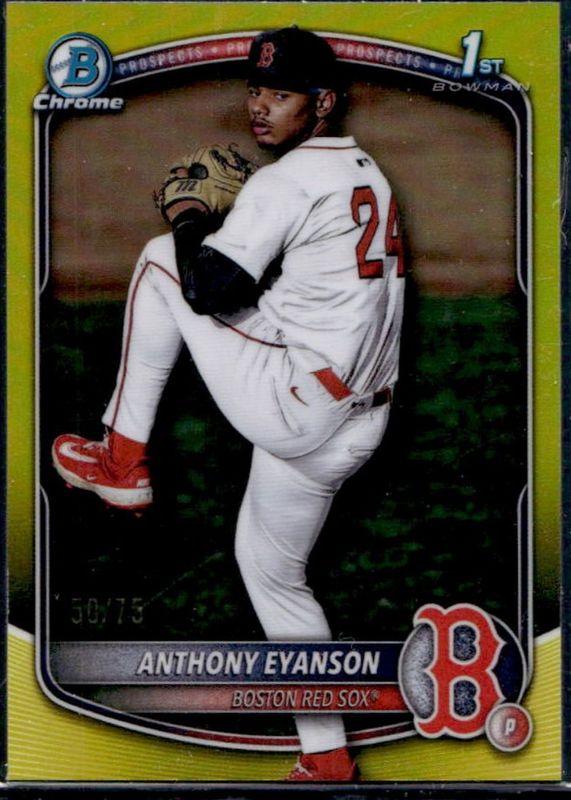 2025 Bowman Draft #BDC-116 Chrome - Yellow Refractor /75 (1st)