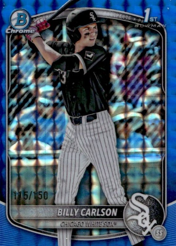 2025 Bowman Draft #BDC-10 Chrome - Blue Geometric Refractor /150 (1st)