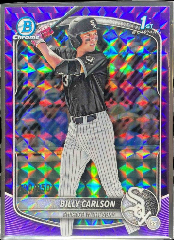 2025 Bowman Draft #BDC-10 Chrome - Purple Geometric Refractor /250 (1st)