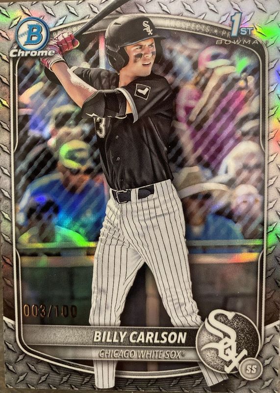 2025 Bowman Draft #BDC-10 Chrome - Steel Metal Refractor /100 (1st)