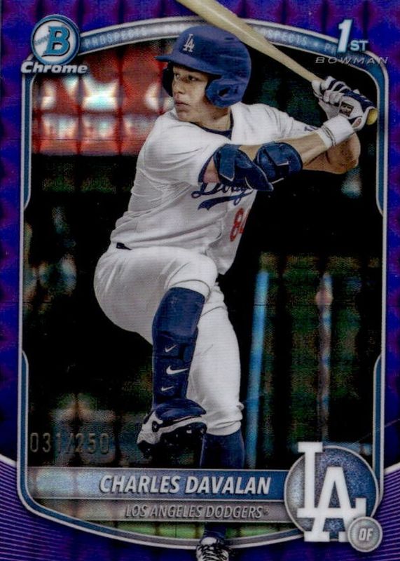 2025 Bowman Draft #BDC-96 Chrome - Purple Geometric Refractor /250 (1st)