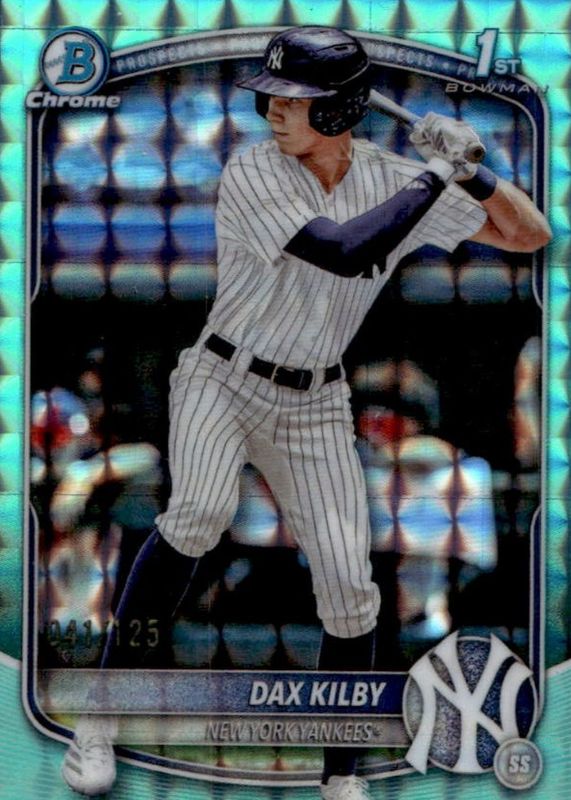 2025 Bowman Draft #BDC-146 Chrome - Aqua Geometric Refractor /125 (1st)