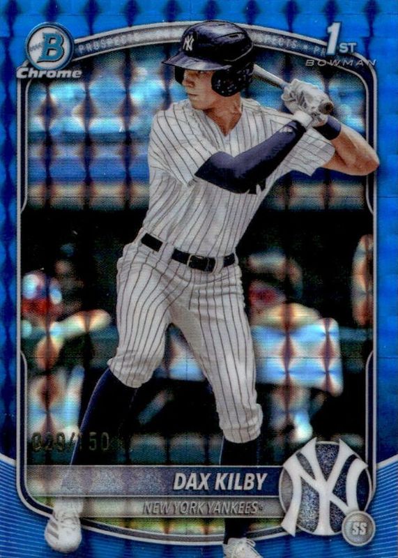 2025 Bowman Draft #BDC-146 Chrome - Blue Geometric Refractor /150 (1st)