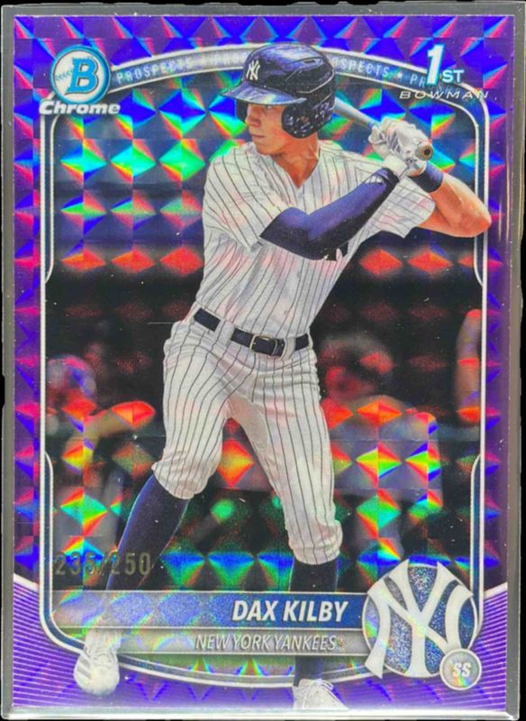 2025 Bowman Draft #BDC-146 Chrome - Purple Geometric Refractor /250 (1st)