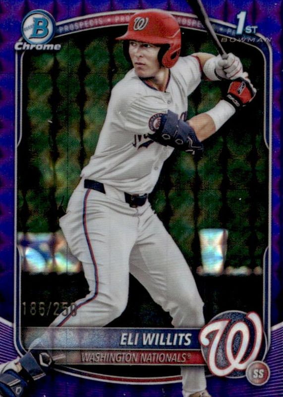 2025 Bowman Draft #BDC-1 Chrome - Purple Geometric Refractor /250 (1st)