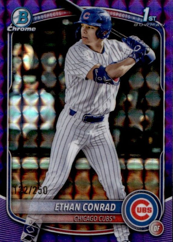 2025 Bowman Draft #BDC-17 Chrome - Purple Geometric Refractor /250 (1st)