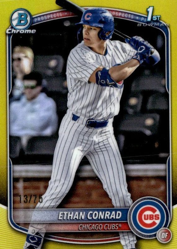 2025 Bowman Draft #BDC-17 Chrome - Yellow Refractor /75 (1st)
