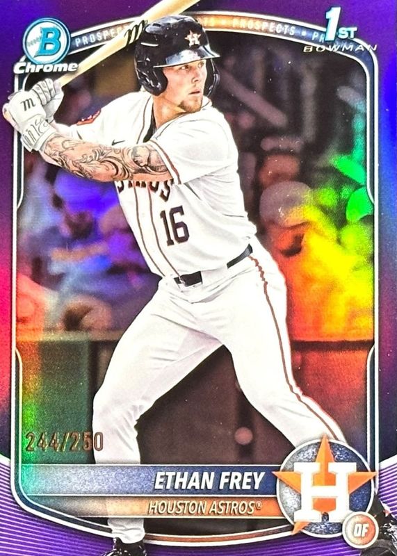 2025 Bowman Draft #BDC-67 Chrome - Purple Refractor /250 (1st)