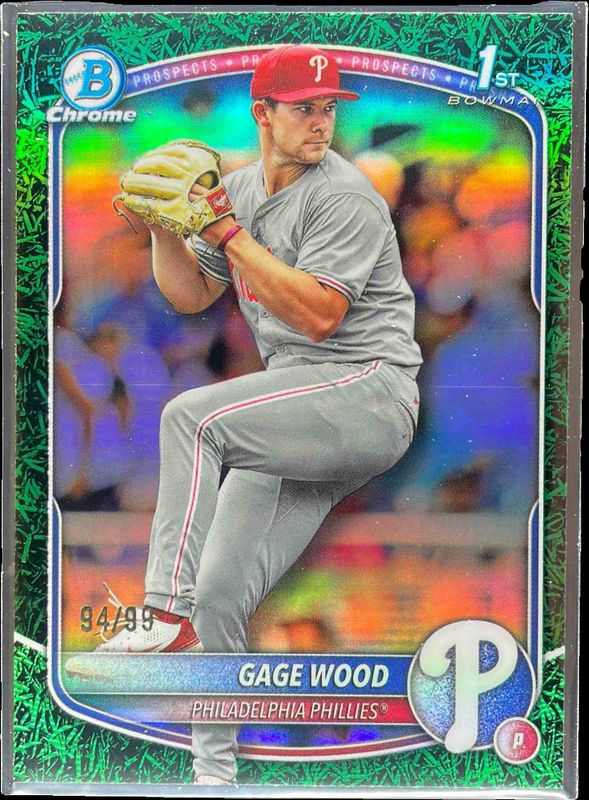 2025 Bowman Draft #BDC-4 Chrome - Green Grass Refractor /99 (1st)