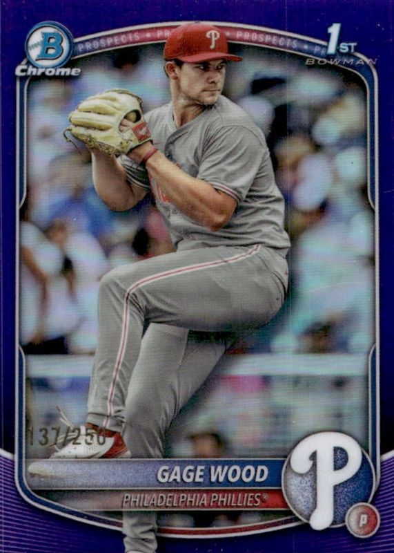 2025 Bowman Draft #BDC-4 Chrome - Purple Refractor /250 (1st)