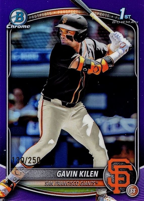 2025 Bowman Draft #BDC-40 Chrome - Purple Refractor /250 (1st)