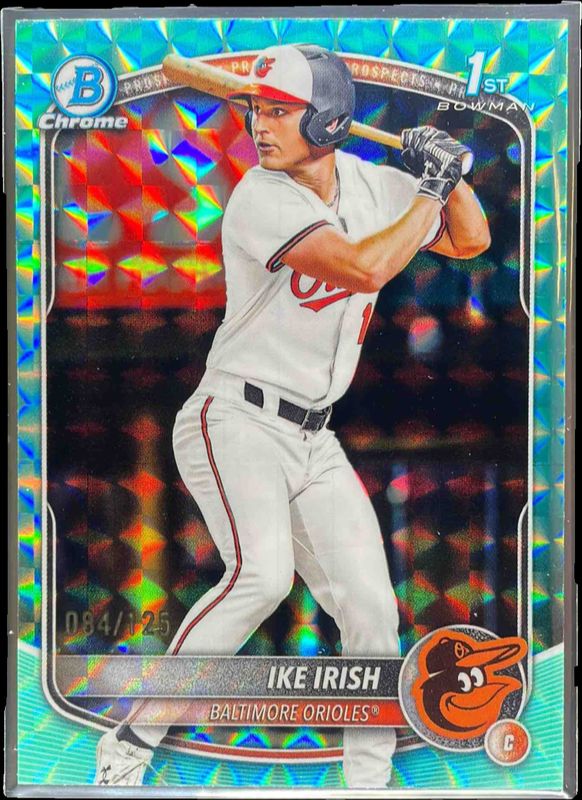 2025 Bowman Draft #BDC-16 Chrome - Aqua Geometric Refractor /125 (1st)