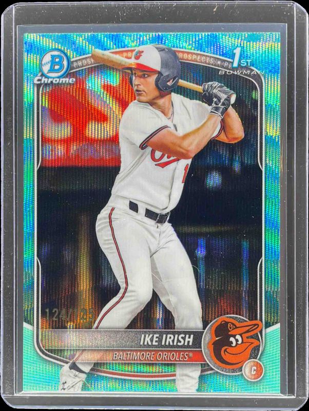 2025 Bowman Draft #BDC-16 Chrome - Aqua Wave Refractor /125 (1st)