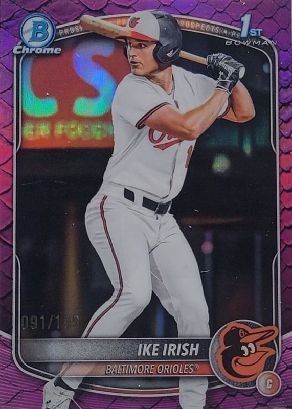 2025 Bowman Draft #BDC-16 Chrome - Fuchsia Reptilian Refractor /199 (1st)