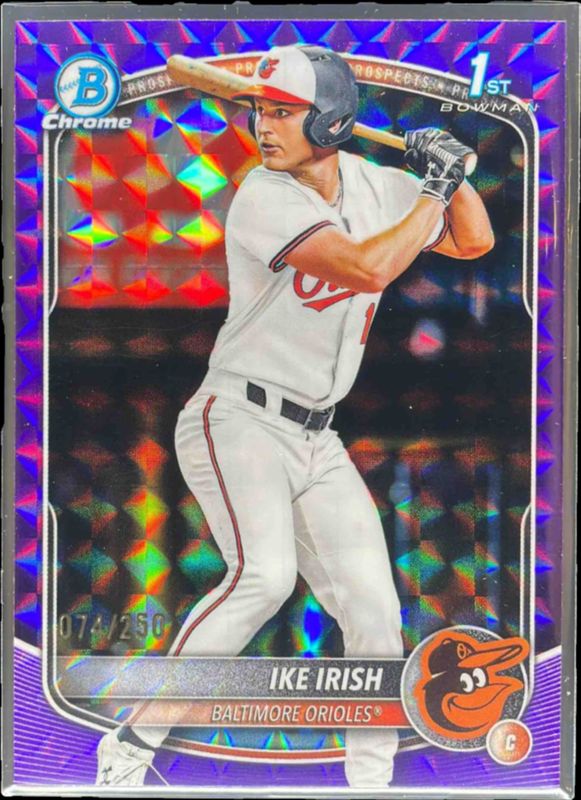 2025 Bowman Draft #BDC-16 Chrome - Purple Geometric Refractor /250 (1st)
